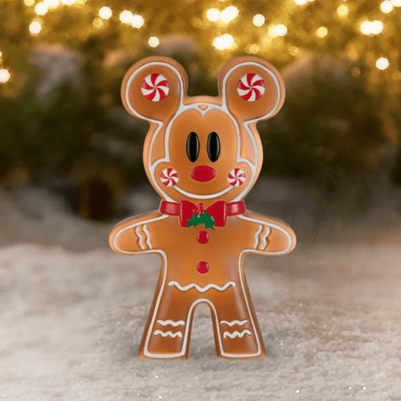24in LED Gingerbread Mickey Mouse Blow Mold Outdoor Christmas Decor Disney - Picture 1 of 4